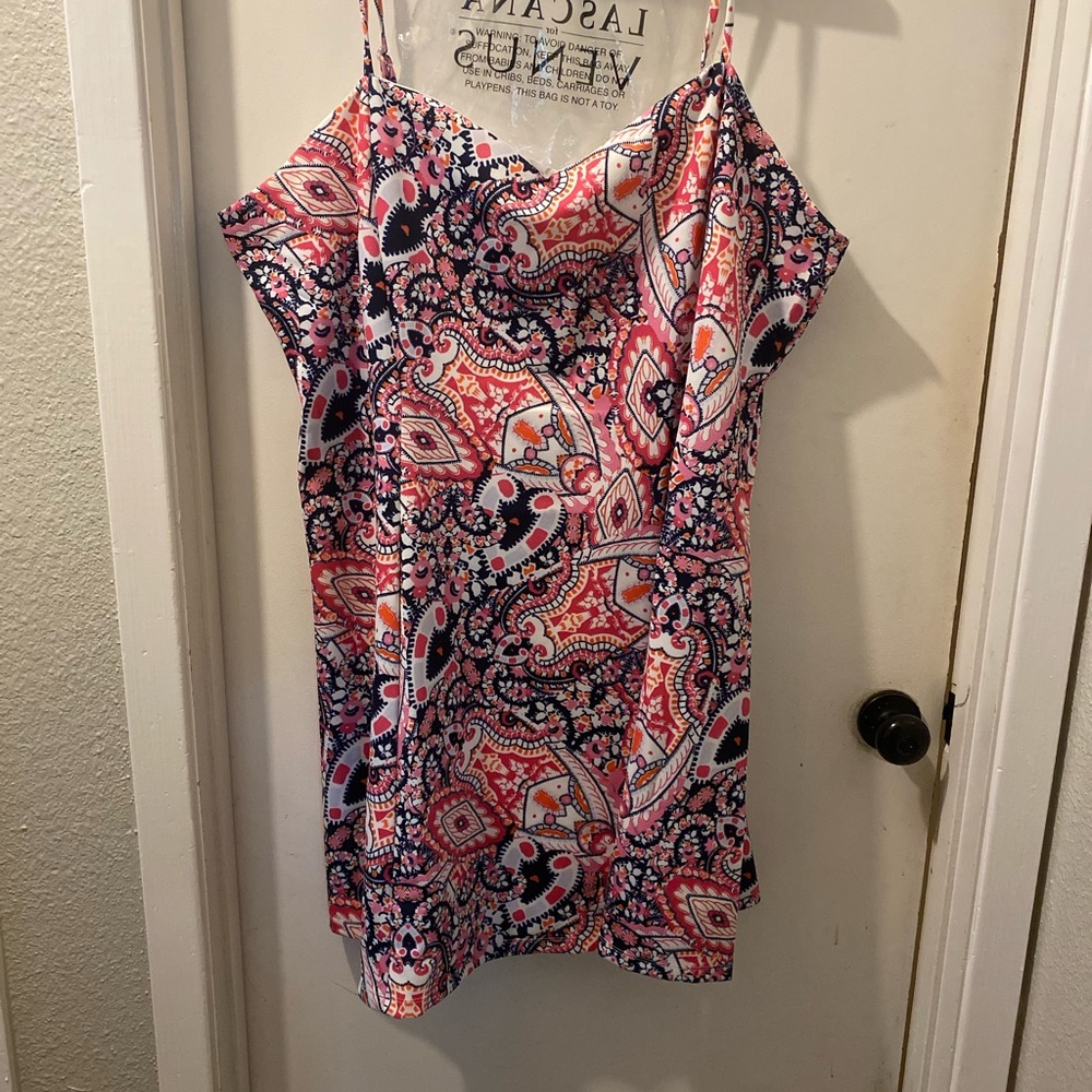 Venus - NWOT Strappy Abstract Dress Women’s Plus 2X